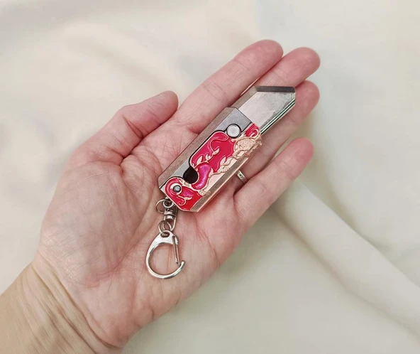 Anahtarlık Oyuncak Çakı Katlanabilir Çakı Bıcak Games Metal Alaşım 17360 - 2