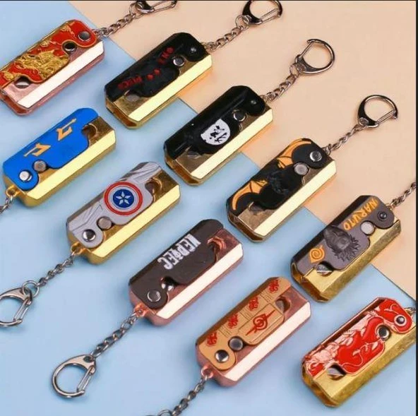 Anahtarlık Oyuncak Çakı Katlanabilir Çakı Bıcak Games Metal Alaşım 17360 - 3