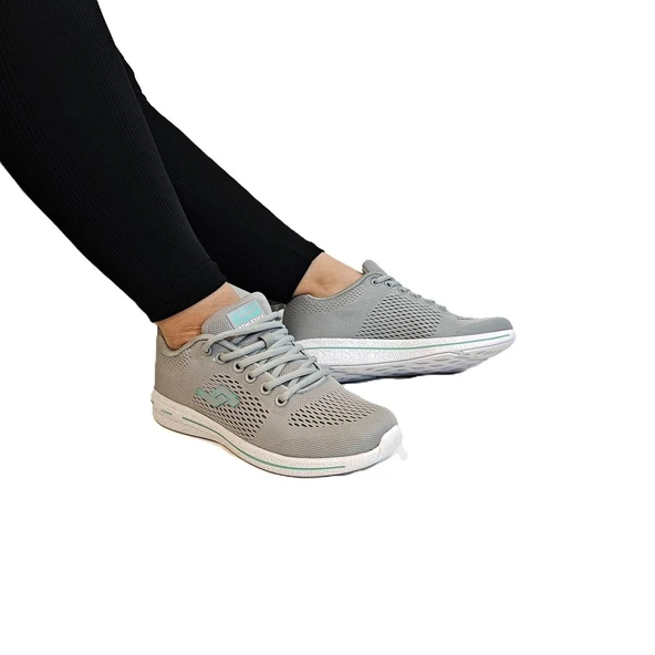 Jump 24937-24938 Gri Fuspetli Çok  Hafif Rahat Spor Ayakkabı - Resim 12