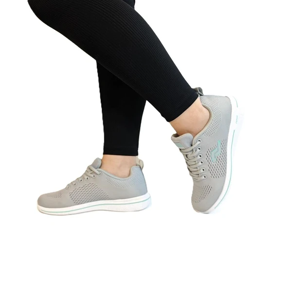 Jump 24937-24938 Gri Fuspetli Çok  Hafif Rahat Spor Ayakkabı - Resim 5