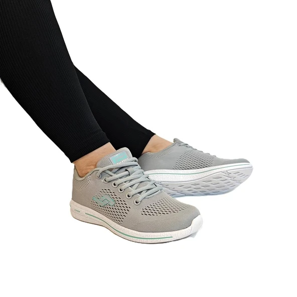 Jump 24937-24938 Gri Fuspetli Çok  Hafif Rahat Spor Ayakkabı - Resim 4