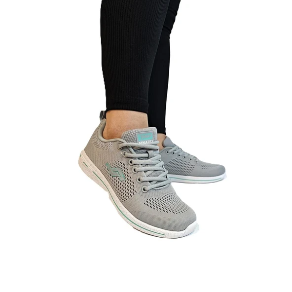 Jump 24937-24938 Gri Fuspetli Çok  Hafif Rahat Spor Ayakkabı - Resim 2