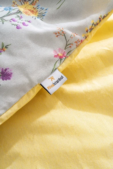 Rivaİstanbul Begonvil Çift Kişilik Nevresim Takımı Pamuklu - Resim 6