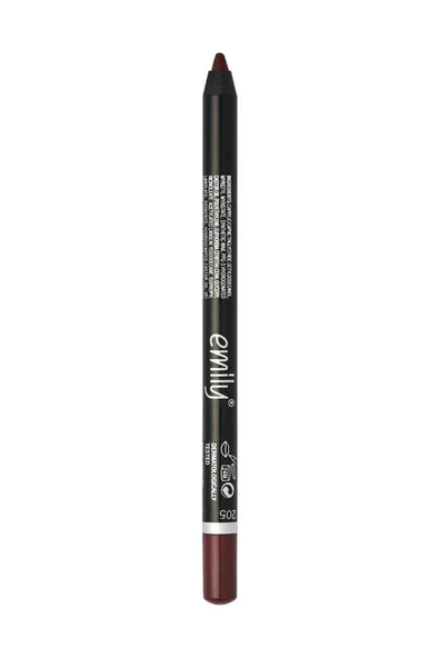 Emily Long Lasting Lip Pencil - 205 - Dudak Kalemi - Kahverengi