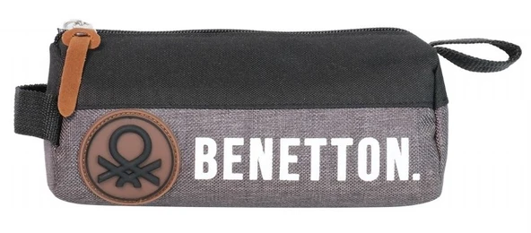 United Colors Of Benetton Retro Erkek Çocuk Oval Kalemlik - Siyah-Gri ürün görseli