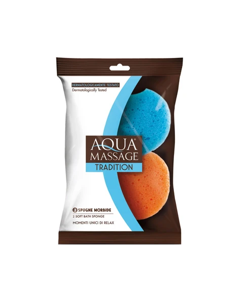 Aqua Massage Tradition Banyo Süngeri 2'li Art 6012