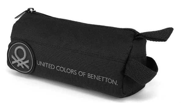 United Colors Of Benetton Sofistike Batik Geçişli Unisex Çocuk Oval Kalemlik Siyah
