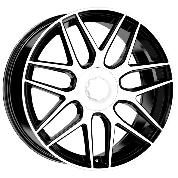 R1 Wheels 22 inç 5*130 ET40 Parlak Siyah Jant Takımı (J-3294)