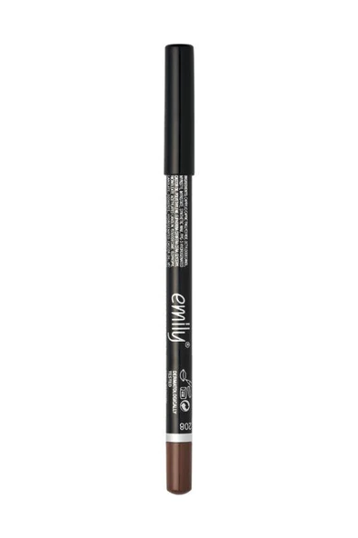 Emily Long Lasting Lip Pencil - 208 - Dudak Kalemi - Kahverengi - 2