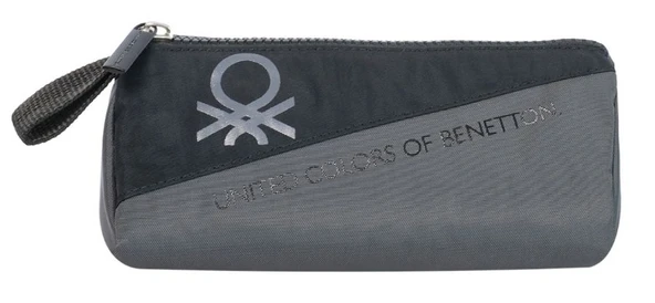 United Colors Of Benetton Color Blocking Unisex Çocuk Üçgen Kalemlik - Gri-Siyah ürün görseli