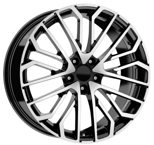 R1 Wheels 19 inç 5*112 ET40 Parlak Siyah Jant Takımı (J-3281)