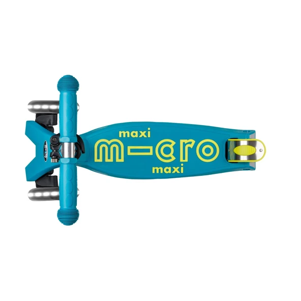 Micro Maxi Deluxe Foldable LED Petrol Green  Yeşil 5-12 Yaş - 9