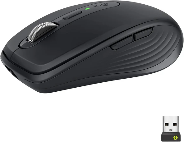 Logitech MX Anywhere 3 910-005988 Siyah Şarjlı Lazer Kablosuz Mouse