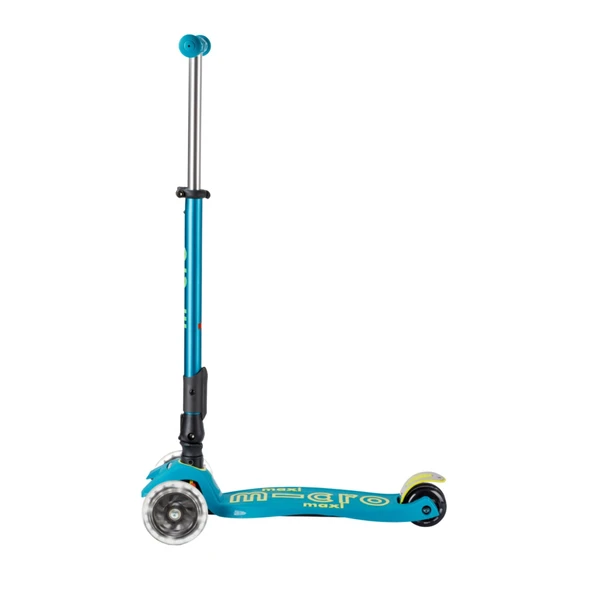 Micro Maxi Deluxe Foldable LED Petrol Green  Yeşil 5-12 Yaş - 8