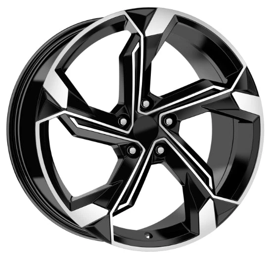 R1 Wheels 19 inç 5*112 ET40 Parlak Siyah Jant Takımı (J-3285)