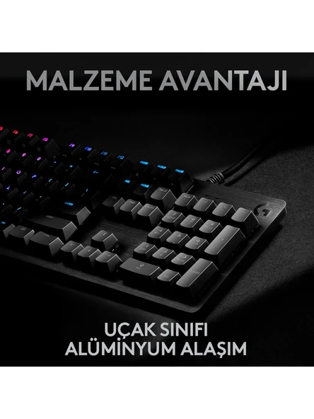 Logitech G512 Carbon Lightsync RGB 920-008755 Brown Switch Kablolu Mekanik Oyuncu Klavyesi - 5