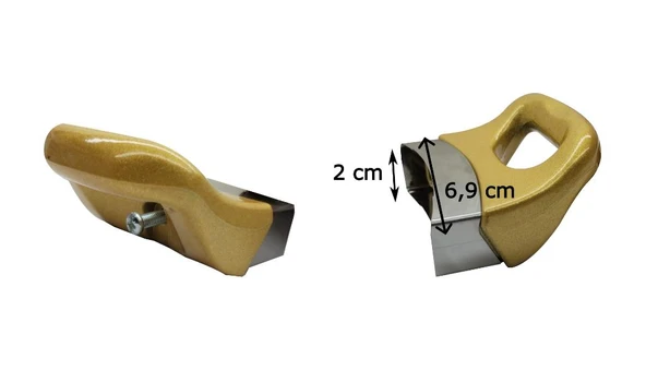 Tencere Tava Sahan Kulp ve Kapak Kulpu Altın Sarı Gold 6 Set - 4