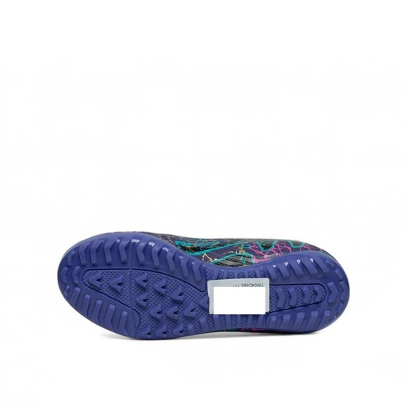 La Liga Erkek 565 Bilekli Mor Turkuaz Desen Halı Saha Ayakkabısı - 4