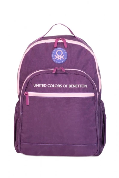 United Colors Of Benetton Kız Çocuk Mor Okul ve Günlük Sırt Çantası