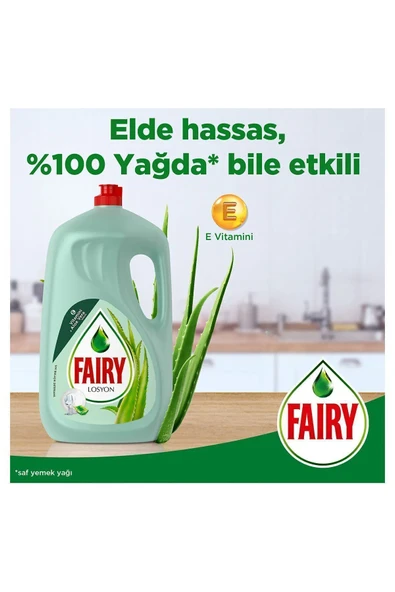 Fairy Sıvı Bulaşık Deterjanı Losyonlu 2600 ml Aloe Vera Kokulu - 2