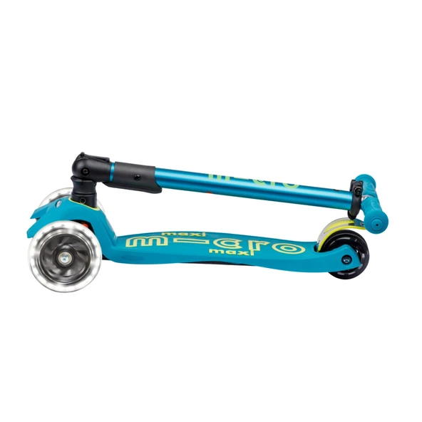 Micro Maxi Deluxe Foldable LED Petrol Green  Yeşil 5-12 Yaş - 10