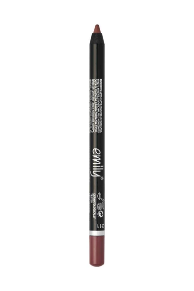 Emily Long Lasting Lip Pencil - 211 - Dudak Kalemi - Kahverengi