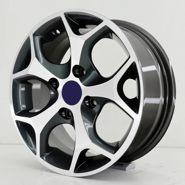 R1 Wheels 15 inç 4*100 ET35 Füme Jant Takımı (J-3097) ürün görseli