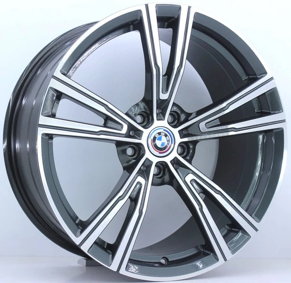 R1 Wheels 19 inç 5*120 ET40 Füme Jant Takımı (J-1388)