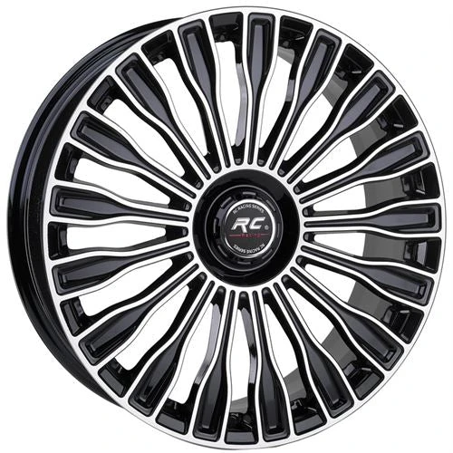 R1 Wheels 16 inç 5*112 ET35 Siyah Jant Takımı (J-3034)