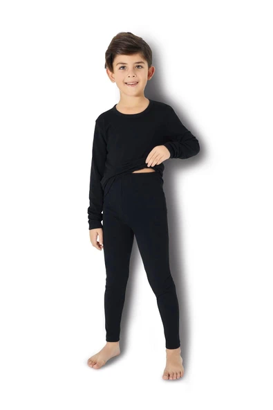 Jiber 904 Unisex Çocuk Likralı Termal İçlik Alt - 2