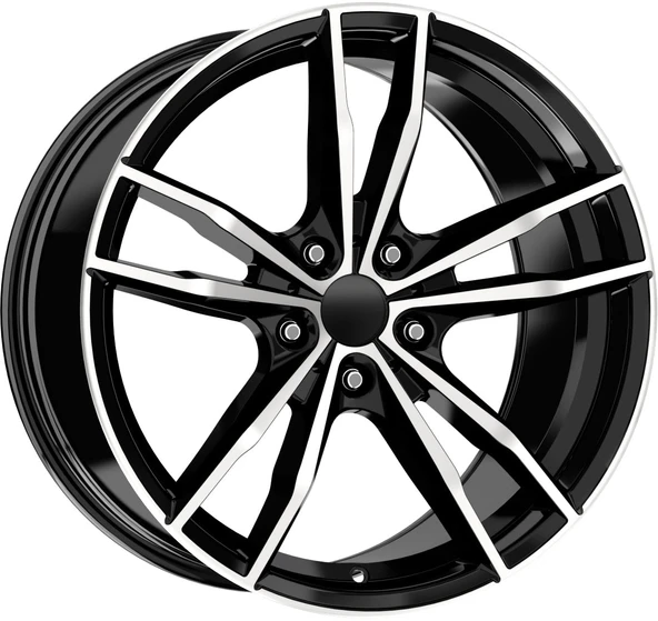 R1 Wheels 19 inç 5*112 ET30 Parlak Siyah Jant Takımı (J-1544)