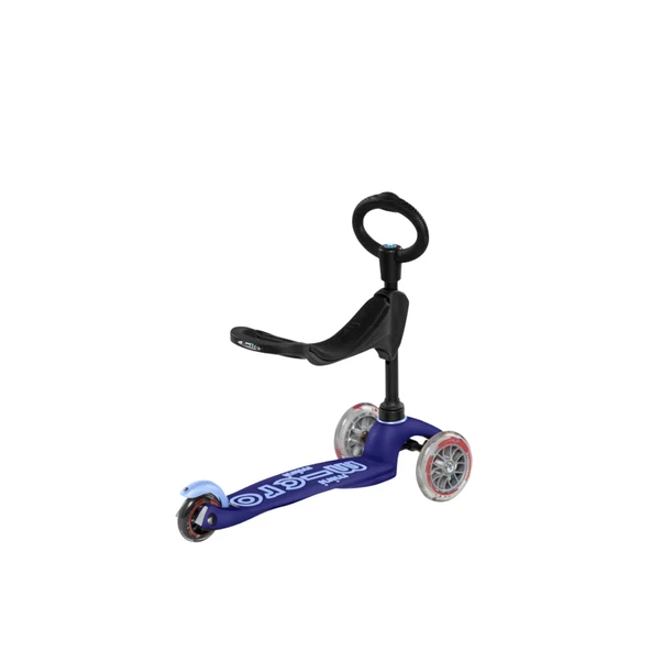 Micro Mini 3in1 Deluxe 3 Tekerlekli Scooter Blue  Mavi 1+ Yaş - 8