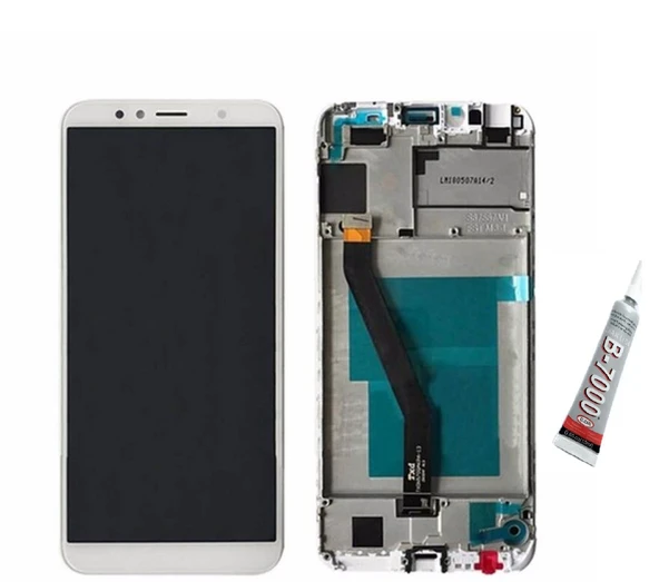 Huawei  Y6 2018  Ekran Dokunmatik Çıtalı (SİYAH) B7000 YAPIŞTIRIC