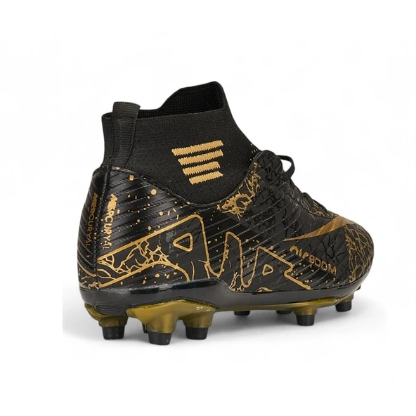 Laliga Erkek 565 Krampon Siyah Siyah Desen - 5