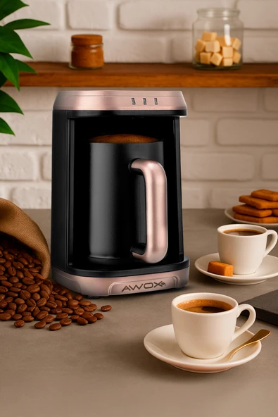 Awox Kafija Türk Kahvesi Makinesi Rose Gold ürün görseli