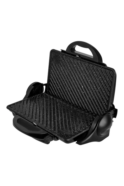 Awox Orion Tost Ve Izgara Makinesi 180 Derece Açılabilir 1800w Siyah - 7