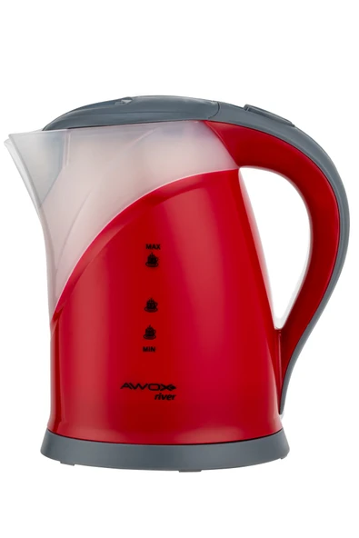 Awox River Su Isıtıcı Kettle Gizli Rezistans 1.7 Lt Kırmızı - 4