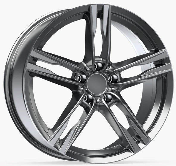 R1 Wheels 19 inç 5*120 ET33 Füme Jant Takımı (J-1378)