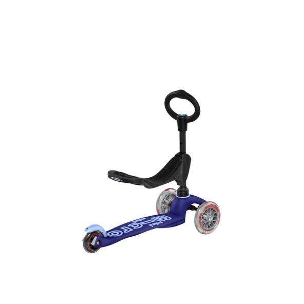 Micro Mini 3in1 Deluxe 3 Tekerlekli Scooter Blue  Mavi 1+ Yaş - 7
