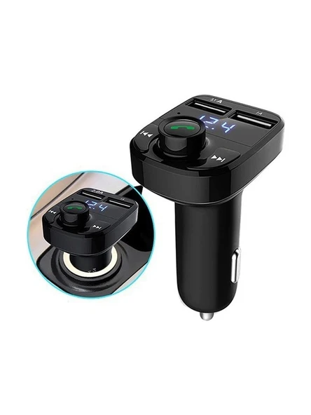 Araba Fm Transmitter Oto USB Müzik radyo - 2