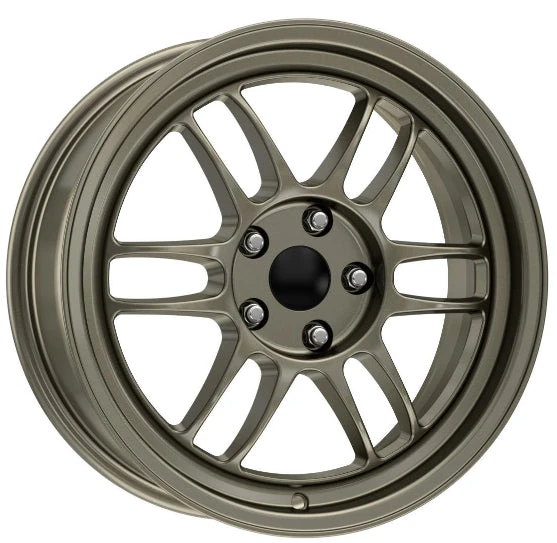 R1 Wheels 17 inç 4*100 ET35 Bronz Jant Takımı (J-3371)
