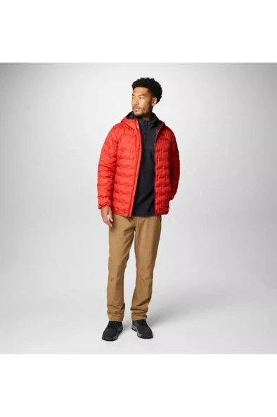 Columbia Delta Ridge Down Hooded Erkek Kaz Tüyü Mont - Resim 3