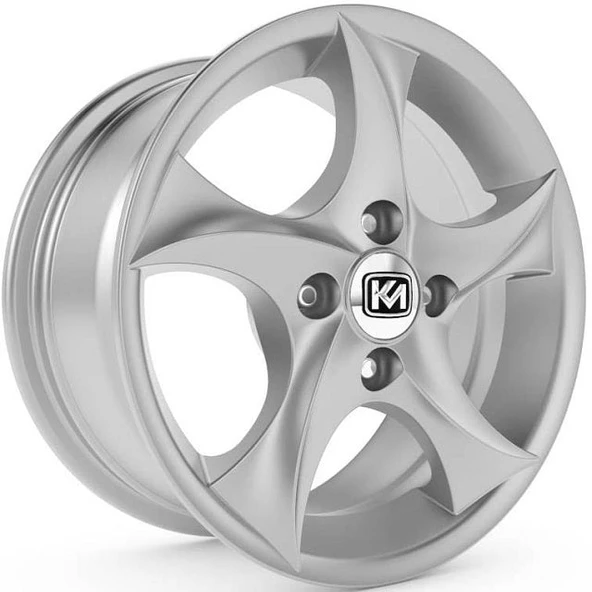 R1 Wheels 14 inç 4*108 ET35 Metalik Gri Jant Takımı (J-3143) ürün görseli