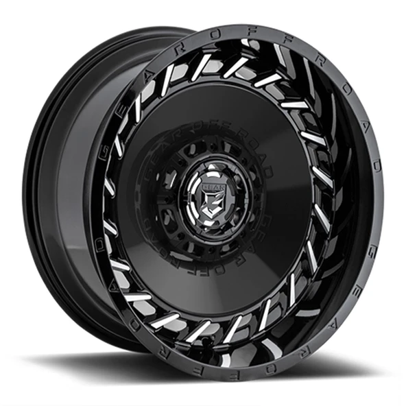 R1 Wheels 16 inç 5*139.7 ET-45 Siyah Jant Takımı (J-3056)