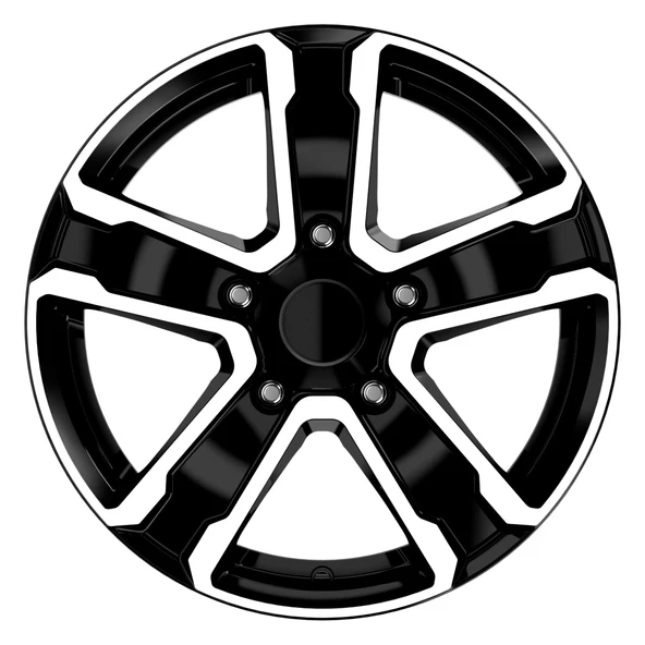R1 Wheels 16 inç 5*130 ET50 Parlak Siyah Jant Takımı (J-1538)