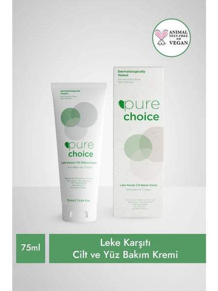 Pure Choice Leke Karşıtı Cilt Ve Yüz Bakım Kremi 75ml