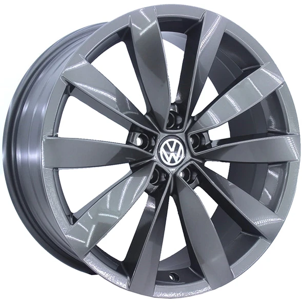 R1 Wheels 17 inç 5*100 ET41 Füme Jant Takımı (J-3109)