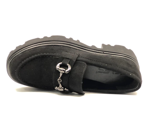 Feles 052-833 Toka Detaylı Oxford Günlük Loafer Kadın Ayakkabı - Resim 6