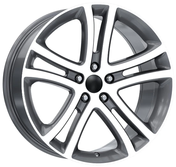R1 Wheels 19 inç 5*112 ET33 Füme Jant Takımı (J-3245)