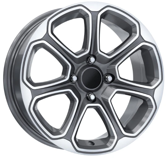 R1 Wheels 17 inç 5*108 ET40 Füme Jant Takımı (J-3238)